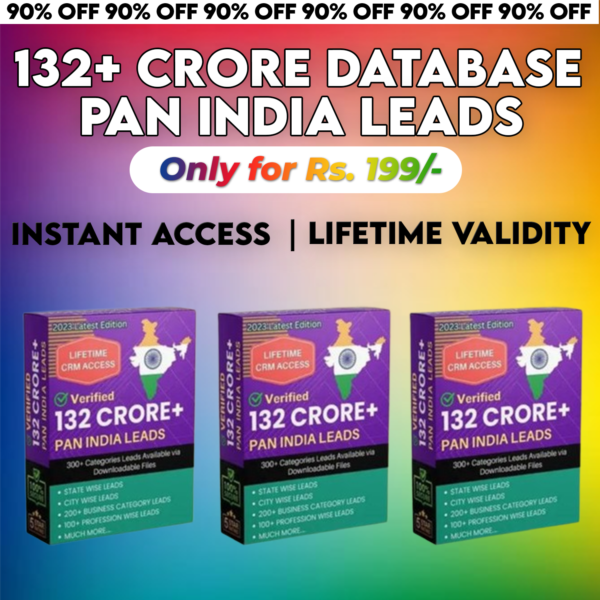 132cr + Indian Database Bundle